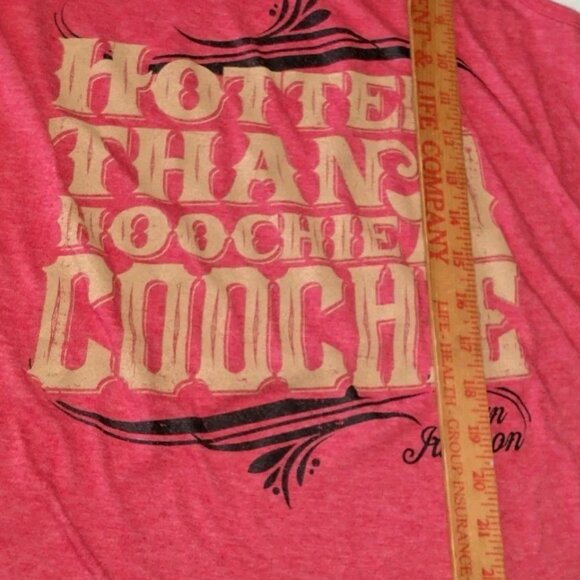 Alan Jackson Chattahoochee Tank Top L Racerback Hotter Than A Hoochie Coochie - Picture 3 of 10